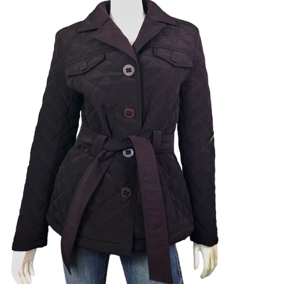 Esprit Jackets & Blazers - Esprit Belted quilted button down jacket L